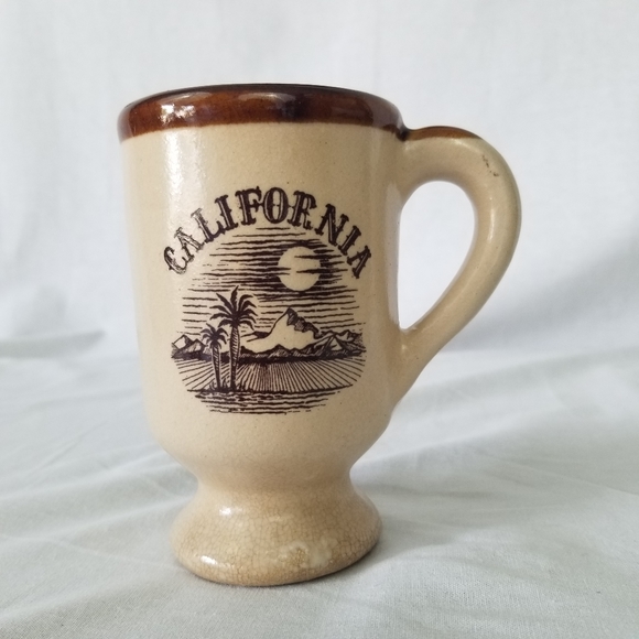 Vintage California pottery mug